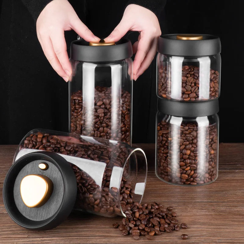 Vacuum Sealed Coffee Canister